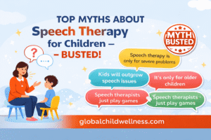 Top myths about speech therapy for children busted with engaging visuals and expert insights