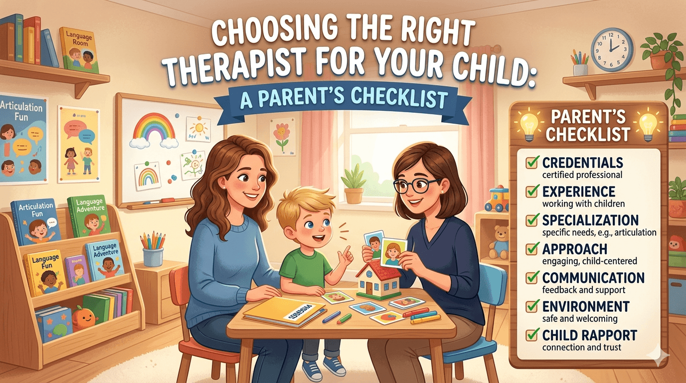 Choosing the Right Speech Therapist