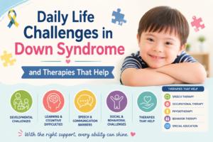 Life Challenges in Down Syndrome and Therapies